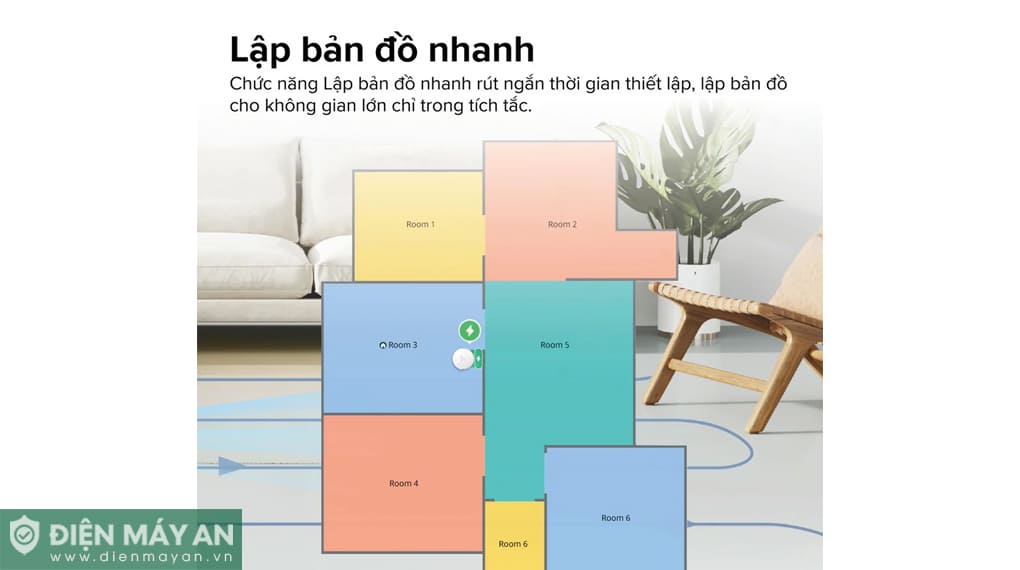 Robot hút bụi lau nhà Roborock Q7TF (Plus) - Đen